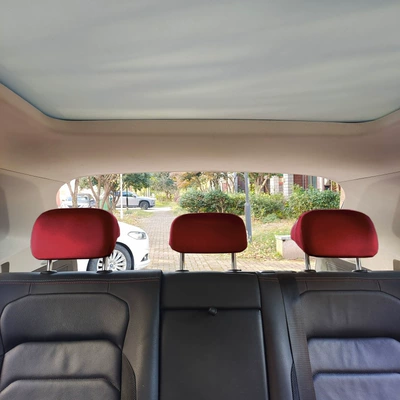seven-seat front and rear universal Sürətlər qutusu və əl tormozu başlıqları - 1-wine-red-rear-of-general-purpose-model