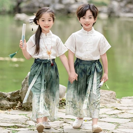 童汉服;童民族服装;儿童表演服