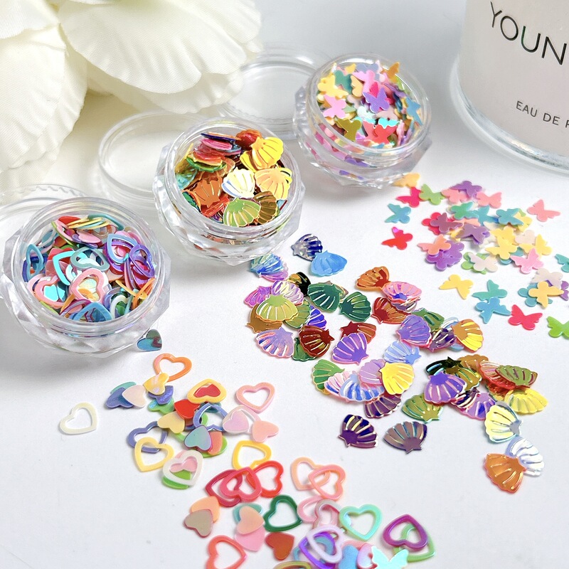 Boxed Plastic Style Cute Colorfulful Flowers Heart Nail Art Sequins Creative Nail Art Jewelry Ins Macaron Sequins Boxed Plastic Style Cute Colorfulful Flowers Heart Nail Art Sequins Creative Nail Art Jewelry Ins Macaron Sequins