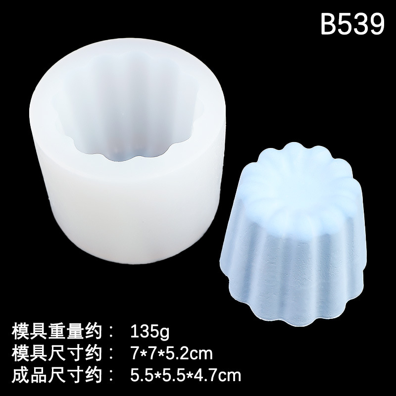 Pudín tridimensional Molde de silicona Koluli Jabón hecho a mano Molde de amasado Molde de gelatina de chocolate