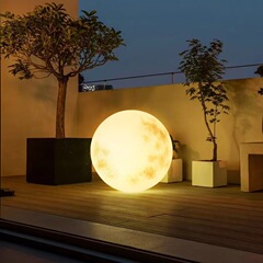 月球灯屋外防水太陽エネルギー庭灯別荘芝生月球灯花園装飾灯放浪星球灯