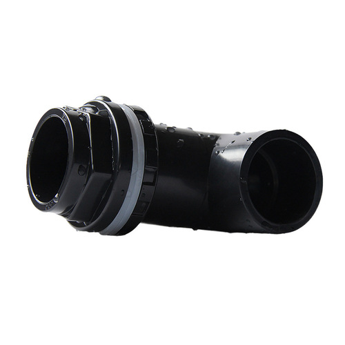 PVC pure black reducing tee size head fish tank water pipe fitting plastic water supply pipe three-way water supply fitting