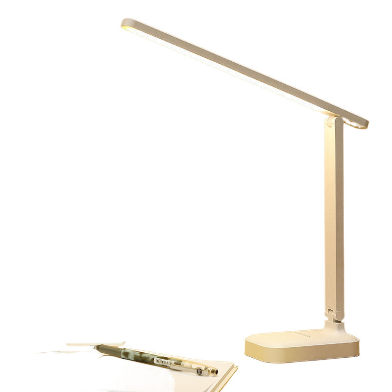 Lámpara de escritorio LED, protección ocular, aprendizaje, carga, dormitorio de estudiantes, artefacto, escritorio, dormitorio, protección de la vista, luz de lectura de doble cabezal