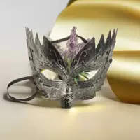 Bronze antique metal mask, halloween