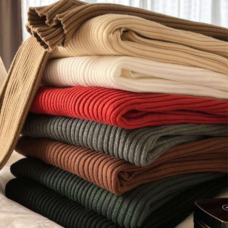 半高领毛衣打底衫女秋冬加厚2024年新款内搭白色上衣百搭洋气