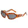 04078 Personal punk style sunglasses female Y2K Millennium Future Sensing Sensing Moldosper Cross -border Bagitar