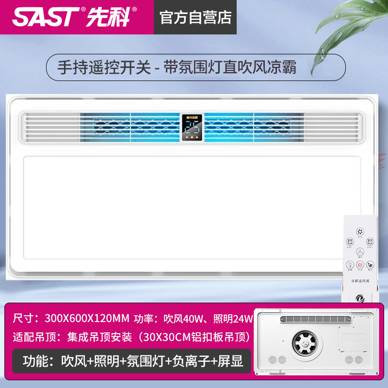 리모콘 음이온 모델* 헤어드라이어 + 조명 + 주변광