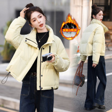 恒源祥品牌女士羽绒服短款2025冬季新款时尚小个子加厚白鸭绒外套