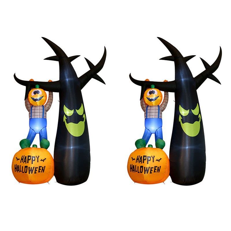 Трансграничные поставки надувной Хэллоуин-призрак-террор Демон ветер дул призрак надувной призрак-свечение на открытом воздухе