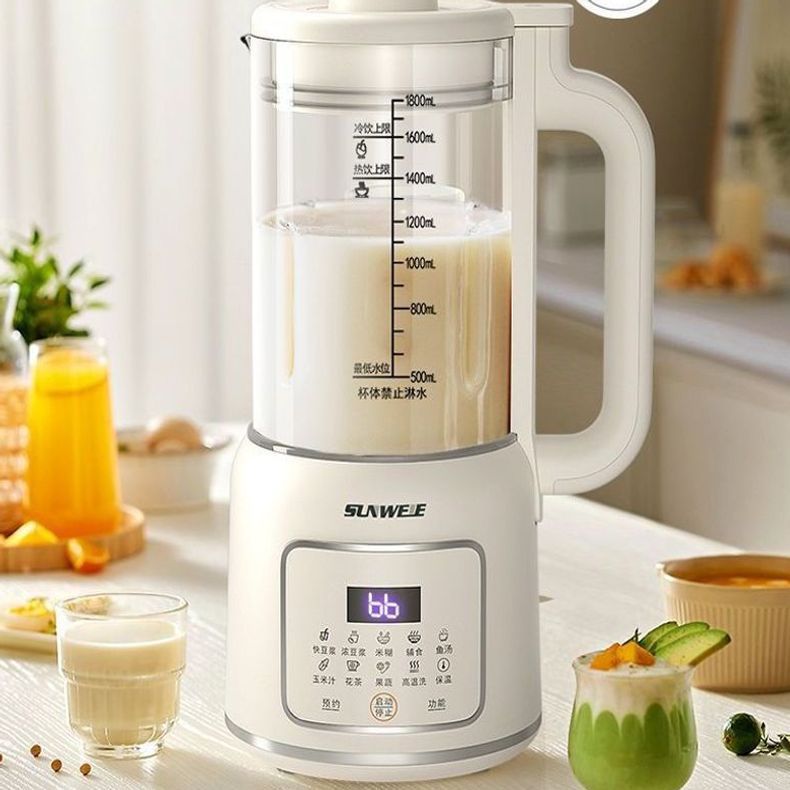 German Multifunctional Wall-Breaking Machine, Household Fully Automatic Heating Soy Milk Machine, Filter-Free Juicer, Cooking Machine, Food Supplement Machine