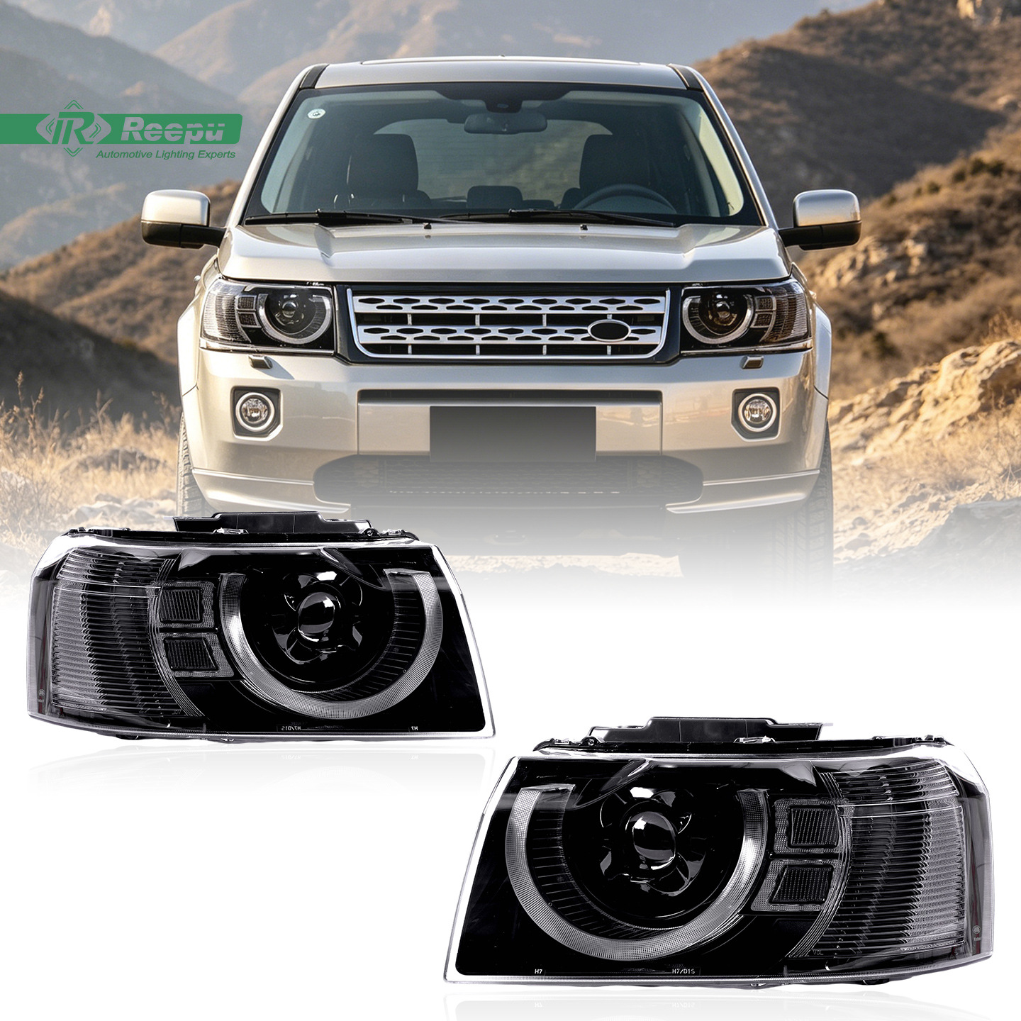 Land Rover Freelander 2 üçün LED ön fara komplekti