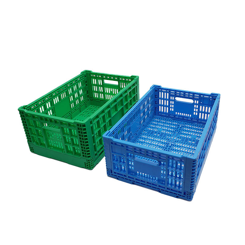 Mayorista de plástico plegable rotativo estiramiento de frutas grosas estiramiento de logística azul marco plegable de plástico