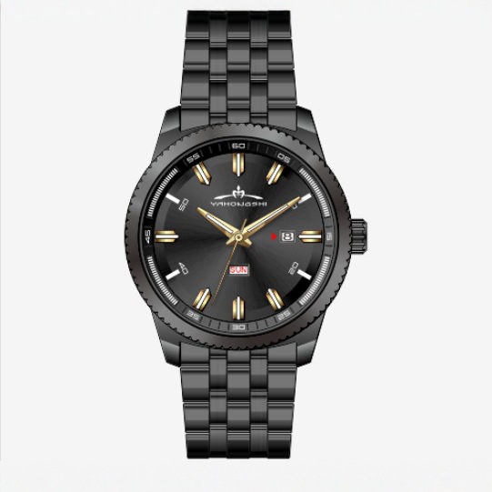 Fully Automatic Mechanical Watch Men's Advanced Luminous Water Business Hollow Wristwatch Stainless Steel Strap Watch