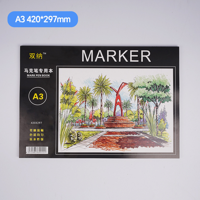 マークペン専用画帳、プロ用画用紙、アート手描き、白紙コミック、A5マークブック|undefined