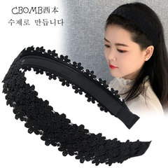Female Headband Hair Pin Hairband for Travel Fringe Hair Tie to Cover Gray Hair Magic Device to Look Young Lace Headband Hair Accessory