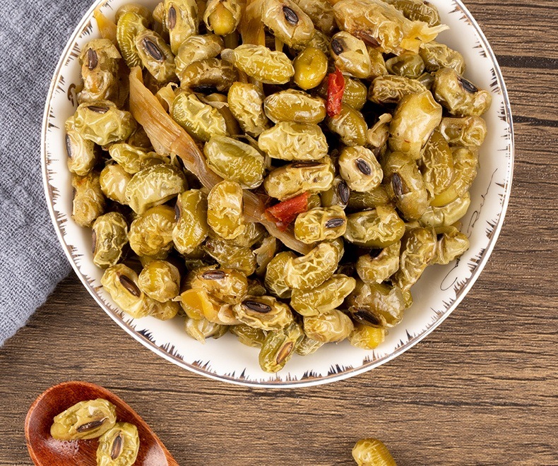 Green Soybean and Bamboo Shoot Snack Mix 500g Ready to Eat Edamame Fava Beans and Dried Bamboo Tips specifications