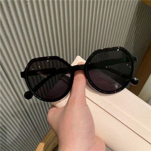 Sunglasses for women, high-end summer sun protection sunglasses  new fashion large frame, big face, slimming sunglasses