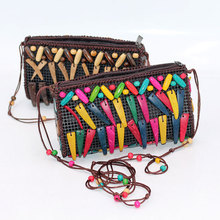 新款椰壳包手工编织横跨包海南特色民族工艺外出零钱包单肩斜挎包