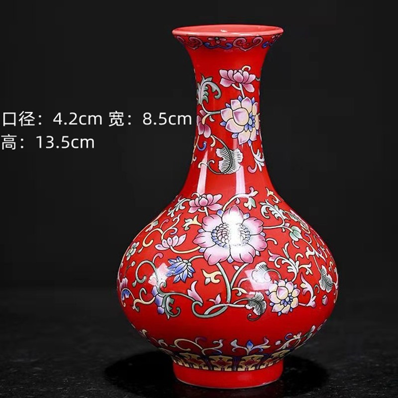 Flores de porcelana azul, vasos de flores de cerámica de lujo ligero, flores de alto nivel, decoración de mesa de comedor de estilo nuevo chino