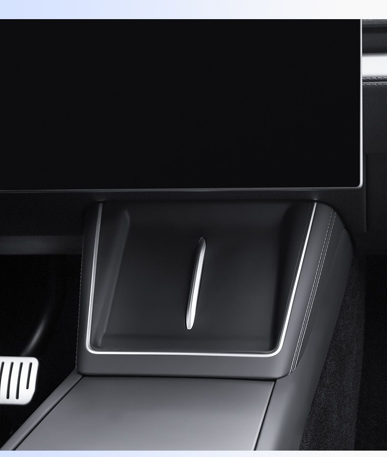 Suitable for Tesla's New Version of Model 3/Y/Yl Central Control Wireless Charging Silicone Pad Anti-Slip Interior Modification Accessories
