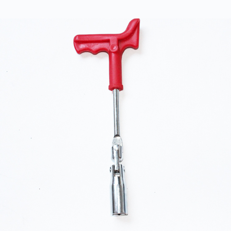 包邮汽车火花塞套筒扳手 小头万向扳手 火花塞拆装工具 塑料手柄T