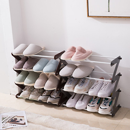 Simple shoe rack multi-layer household dust-proof assembly shoe rack economical dormitory small shoe rack multi-functional shoe cabinet