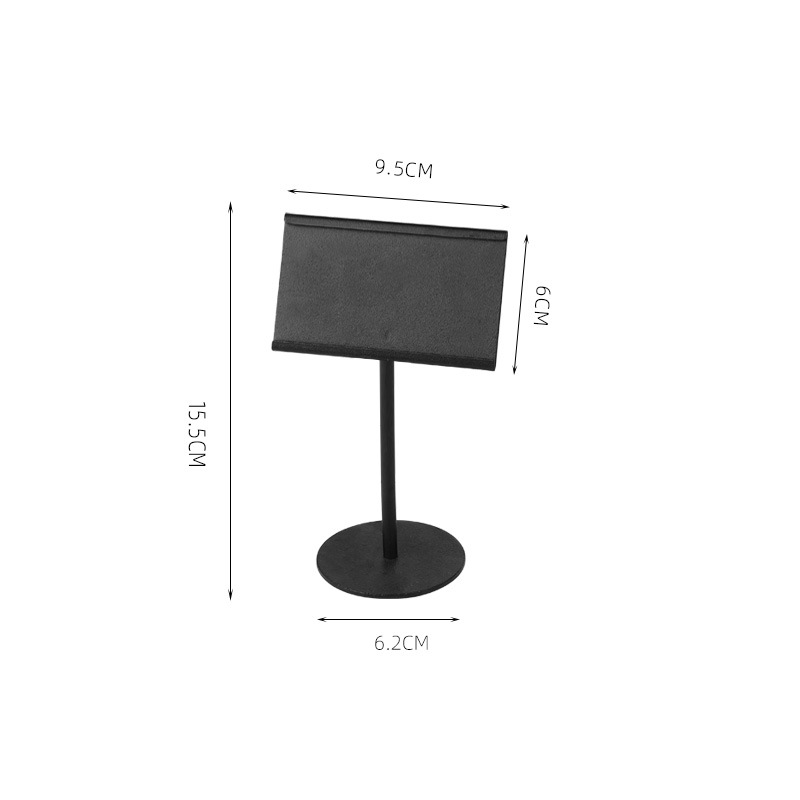 Soporte de menú de acero inoxidable creativo soporte de tarjeta de menú de restaurante soporte de mesa soporte de asiento de mesa Nombre de menú buffet soporte de exhibición