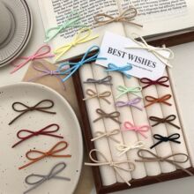 手工韩国绒蝴蝶结diy半成品装饰发夹发饰袜子手机壳服装辅料批发