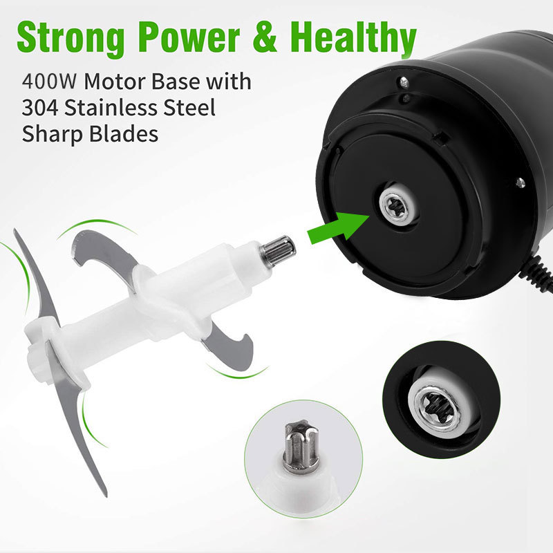 Picadora de carne eléctrica europea transfronteriza 2.0L batidora de gran capacidad picadora de verduras 400W