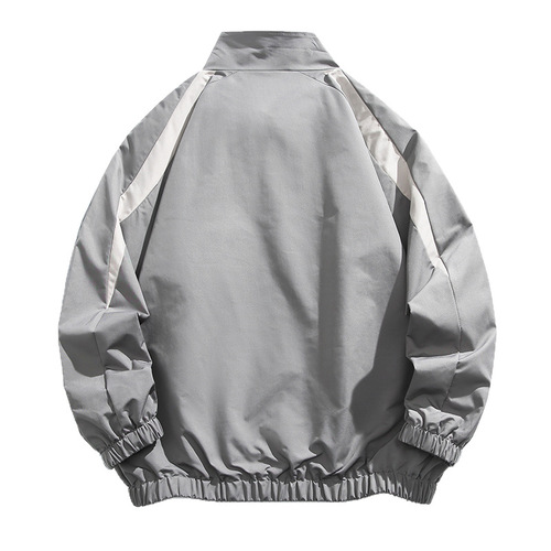 Teenagers spliced reflective casual coat, men's spring and autumn, spliced spring baseball uniform, men's spring clothes, new style, men's clothing, spring clothes, men's clothing,