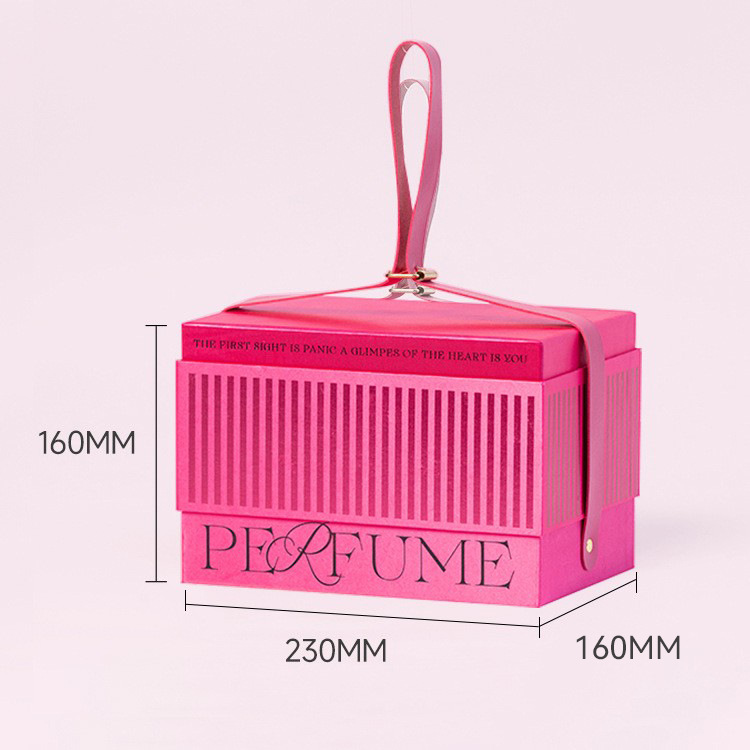 F35 휴대용 상자 (대형/핑크 및 잉크) 23*16*16cm; 금 시리즈