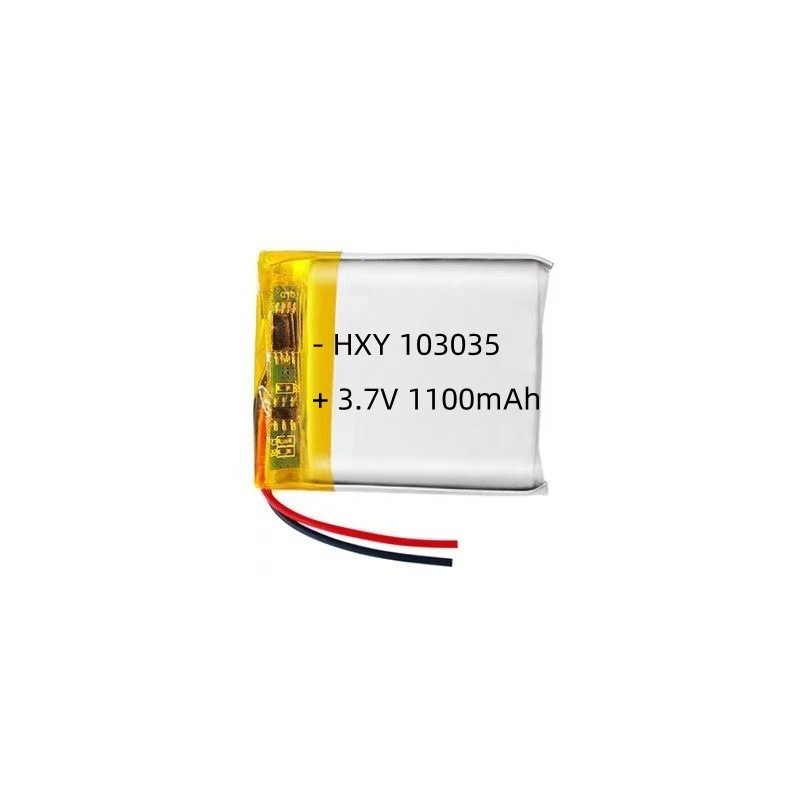 103035-1100mAh (보드 및 배선 포함)