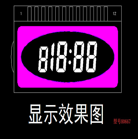 现货面包机LCD液晶显示屏烤箱LED液晶屏现货