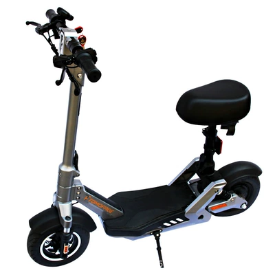 Berk Lithium Battery Scooter Women's Mobility Foldable Scooter Commuter Small Electric Scooter (Qatlanan elektrik skuterlər) - 8ah-battery-silver-gray