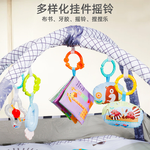 Cross-border hot selling baby fence game fitness stand 0-18 months baby ocean crawling mat ball pool toys wholesale