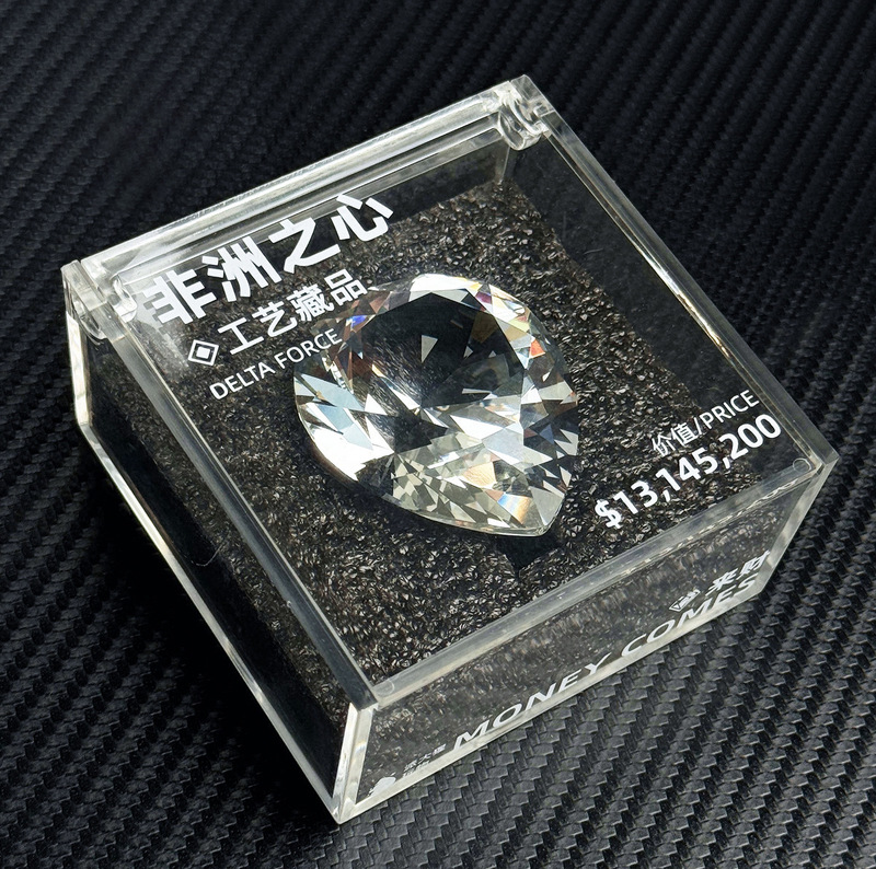 デルタ行動周辺アフリカの心大紅水晶1:1復刻道具模型ゲームコレクションプレゼント|undefined