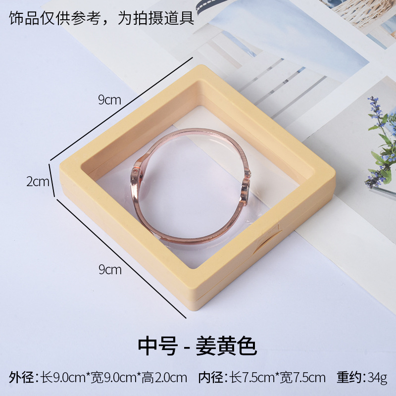 Medium size-ginger yellow; pe film suspension display box