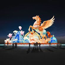 2026年春节花灯设计方案源头厂家马年元宵节灯会庙会景区彩灯布置