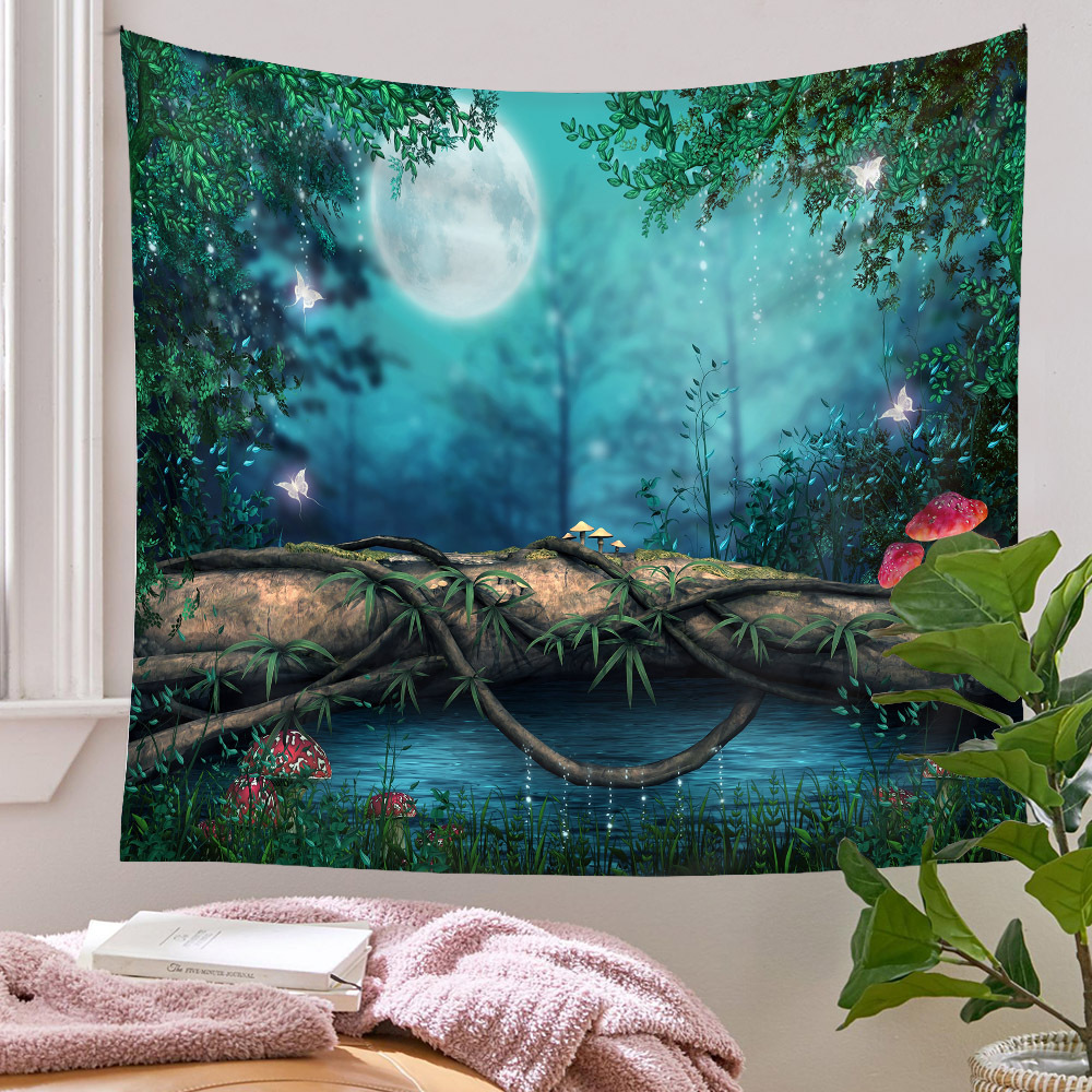 Bohemian Scenery Painting Wall Decoration Cloth Tapestry Wholesale Nihaojewelry display picture 29
