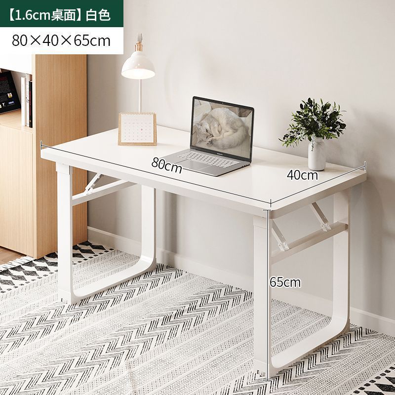 Fábrica directa sin instalación escritorio plegable escritorio de computadora simple escritorio de escritorio de dormitorio de estudiantes simple