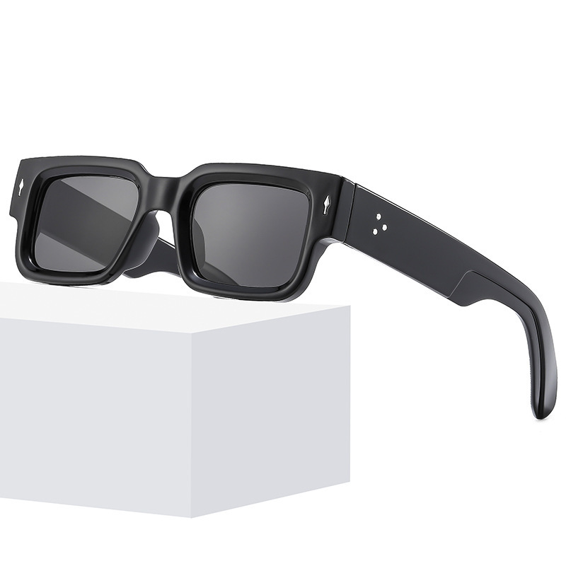 European and American Fashionable Square Sunglasses for Men and Women, Retro High-End Designer New Trendy Sunglasses with Uv Protection European and American Fashionable Square Sunglasses for Men and Women, Retro High-End Designer New Trendy Sunglasses with Uv Protection