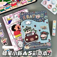 クレヨンしんちゃん A5 ハードシェルブックコレクションフルカラーインナーページ学生かわいいプリント手描き女の子ノートブック