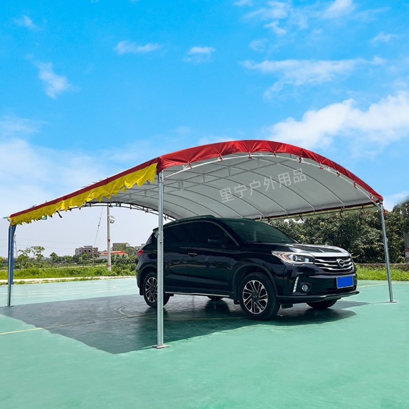 防雨加厚防曬停汽車遮陽大棚家用農村流動擺新品雨棚酒席帳篷戶外