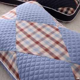 荞麦枕头 四方透气枕 成人全棉护颈枕芯 可拆洗大号
