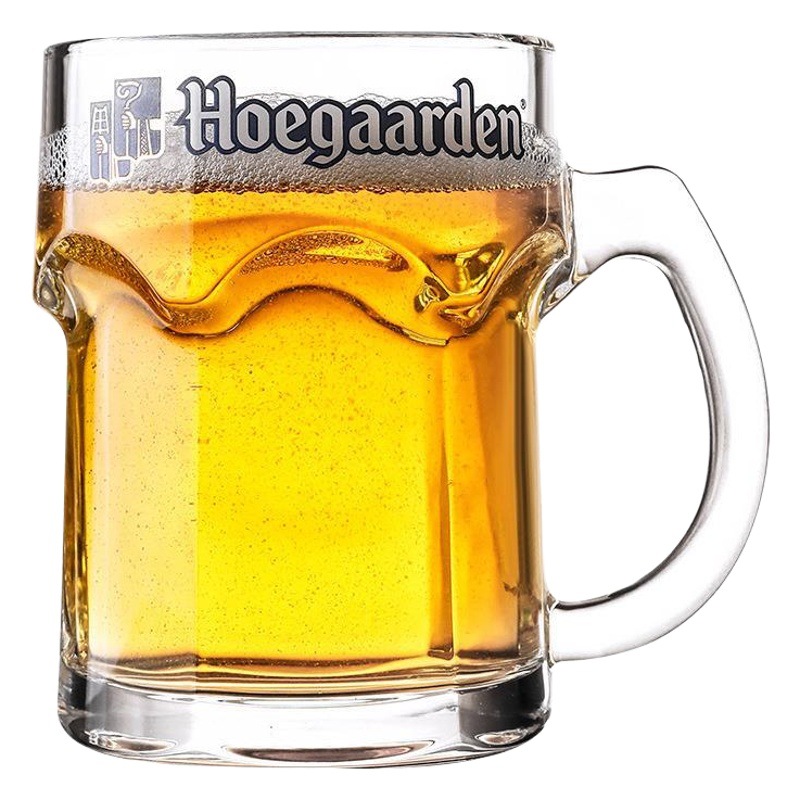 Taza de cerveza elaborada en el hogar taza de cerveza de gran capacidad 500ml de vidrio taza de té taza de héroe grande con mango