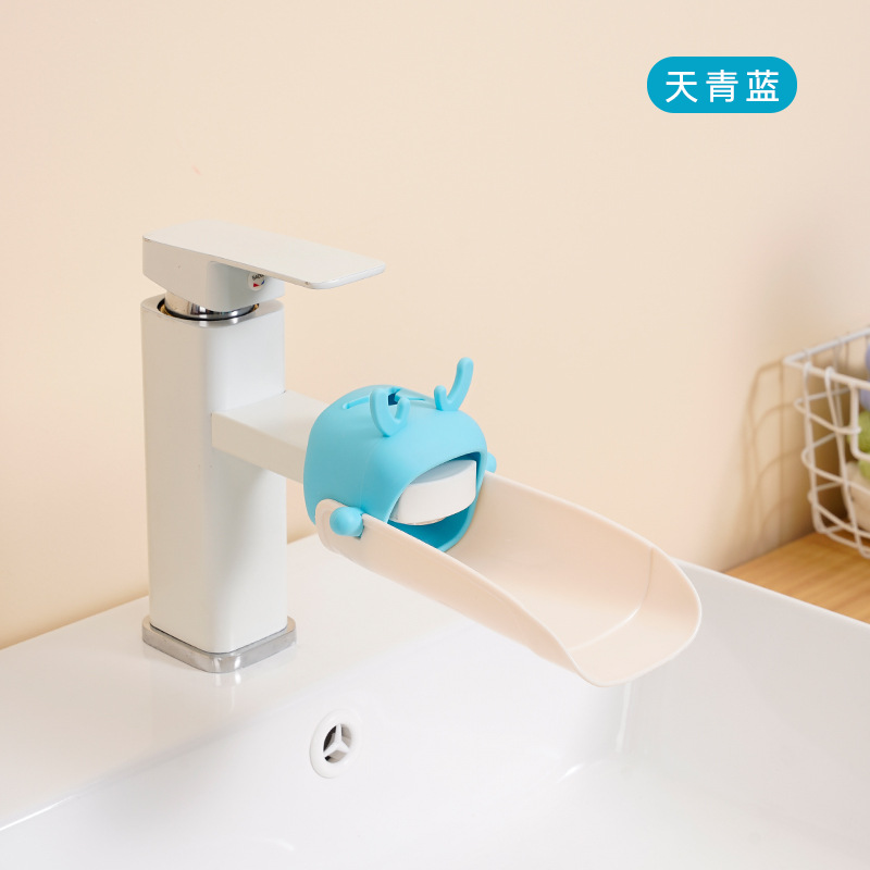 Extensor de grifo de ciervo caricatura bebé lavado de manos extensor de grifo anti-splash extensor de grifo