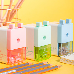 得力0744削筆機自動進筆轉筆刀削筆刀刨筆機開學禮物辦公文具批發