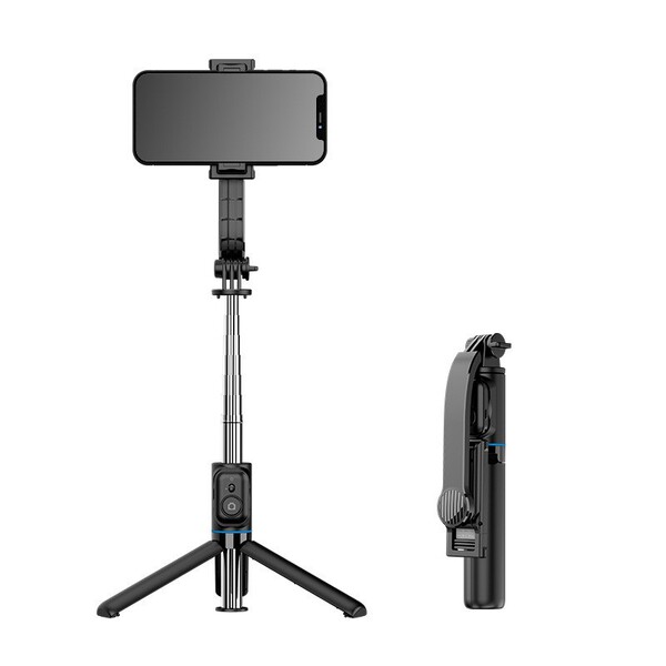 Mobile Phone Selfie Stick C01S Mini Portable Floor-Standing Tripod Desktop Live Broadcast Bracket Outdoor Shooting Bluetooth Artifact