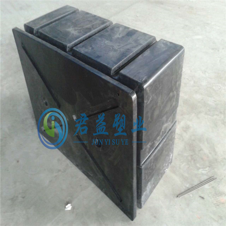 供应搭建湖面走道浮桥 PE聚乙烯浮箱 1200*800*650