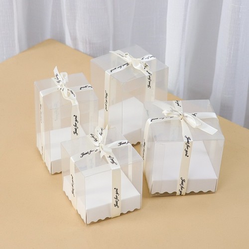 Meimuer aromatherapy candle packaging gift box, aromatherapy plaster packaging box, square transparent plastic packaging gift box